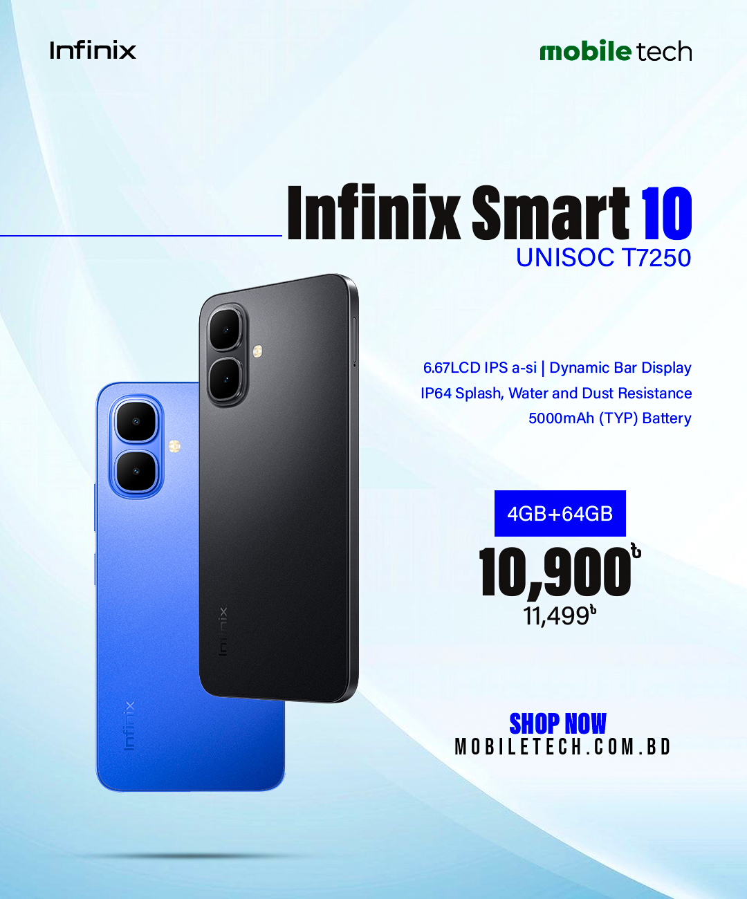 Infinix Smart 10 4GB/64GB