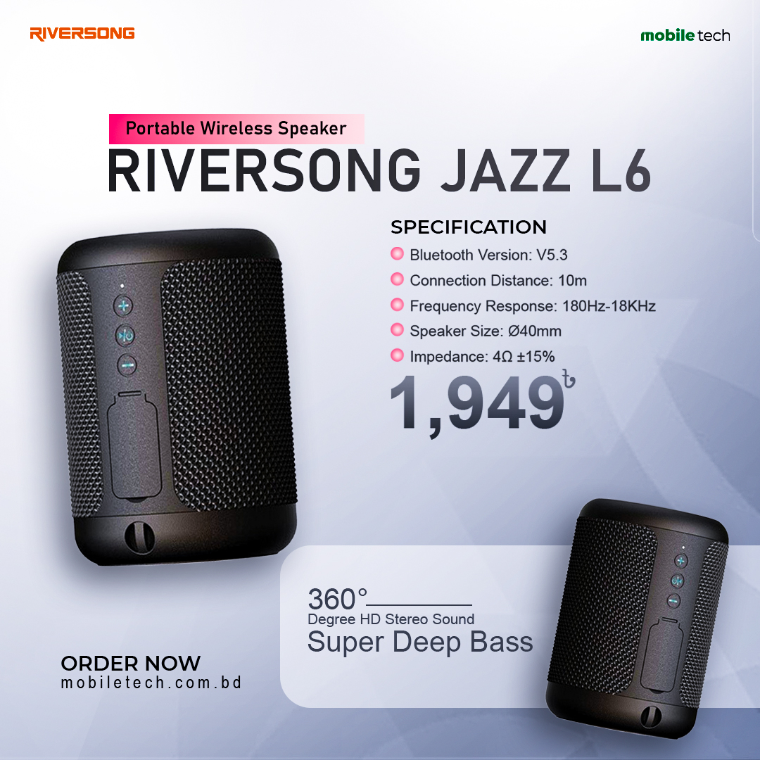 Riversong Jazz L6 Portable Wireless Speaker
